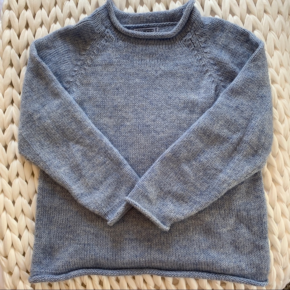 Light Blue Mexicali Blues Alpaca Sweater